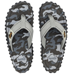 Žabky Gumbies Islander Grey Camouflage