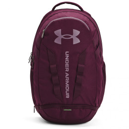 Batoh Under Armour Hustle 5.0 Backpack vínová Dark Maroon / Green Screen / Misty Purple