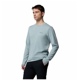 Pánske funkčné tričko Columbia Tech Trail™ Utility Warm Ls Crew tyrkysová Crushed Blue