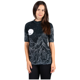 Dámske funkčné tričko Drexiss All Diamond Beach Black Coolmax