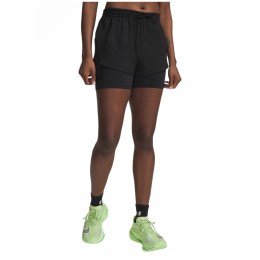 Dámske kraťasy Under Armour Velociti Pro 4" 2N1 Short čierna Ultimate Black / / Reflective