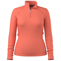 Dámske funkčné tričko Smartwool W Classic Thermal Merino Base Layer 1/4 Zip koralová CORAL REEF