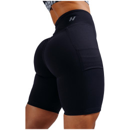 Dámske kraťasy Nebbia High-Waist Shorts with Pockets Primal čierna BLACK
