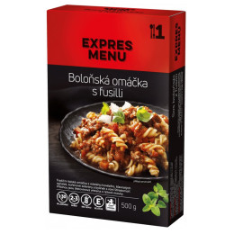 Hotové jedlo Expres menu Bolonská omáčka, fusilli