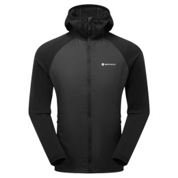 Pánska zimná bunda Montane Sirocco Lite Hoodie čierna BLACK