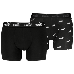 Pánske boxerky Puma Elements Logo Print Boxers 2P