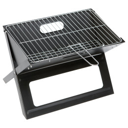 Gril na drevené uhlie Bo-Camp Barbecue Notebook/Fire basket čierna Black