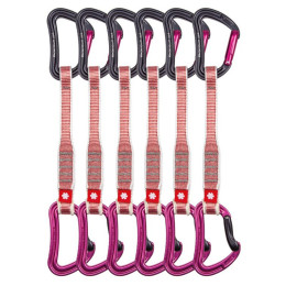 Sada expresiek Ocún Raven Qd Zoom 20 Cm 6-Pack ružová Pink