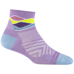 Dámske ponožky Darn Tough Run Quarter Ultra-Lightweight ružová lavender