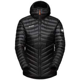 Dámska páperová bunda Mammut Broad Peak IN Hooded Jacket W čierna/sivá Blackwhite