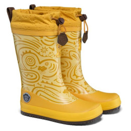 Detské gumáky Affenzahn Rainboot Vegan Puddly Tiger žltá Tiger
