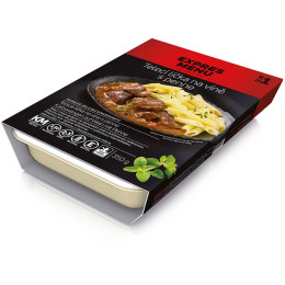 Expres menu Teľacie líčka na víne, penne 350 g