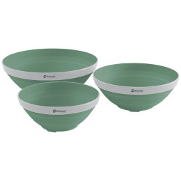 Sada misiek Outwell Collaps Bowl Set tmavozelená Shadow Green