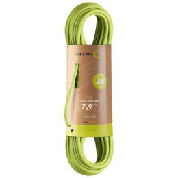 Lano Edelrid Apus Eco Dry 7,9mm 60m svetlozelená 138 oasis