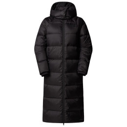 Dámsky páperový kabát The North Face W Hydrenalite City Long Down Hooded Park čierna Tnf Black