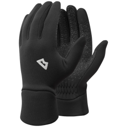 Dámske rukavice Mountain Equipment Stretch Fleece Grip Glove Women's čierna Black