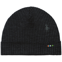 Čiapka Smartwool Thermal Merino Rib Beanie čierna CHRCL HEATHER