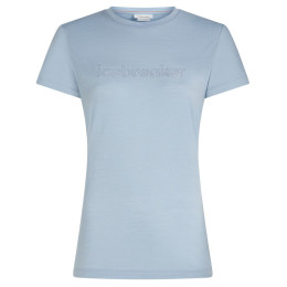 Dámske funkčné tričko Icebreaker Women M 150 Tech Lite SS Tee IBStitchlin svetlomodrá Zinc Blue