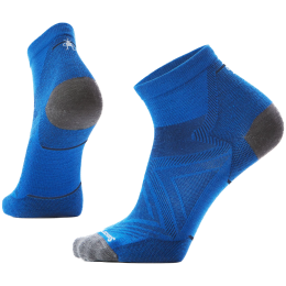 Ponožky Smartwool Run Zero Cushion Ankle Socks modrá