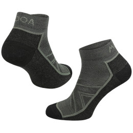 Ponožky MOOA Merino Adventure Low zelená Green