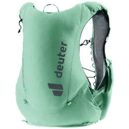 Bežecká vesta Deuter Traick 9 SL zelená/svetlo zelená spearmint-seagreen