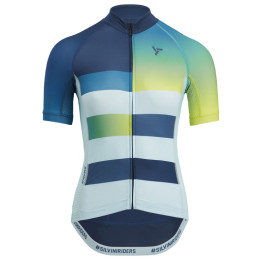 Dámsky cyklistický dres Silvini Mazzana 2023 modrá navy-turquoise