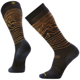 Lyžiarske ponožky Smartwool Snowboard Full Cushion Iguchi x Arbor OTC čierna/oranžová BLACK
