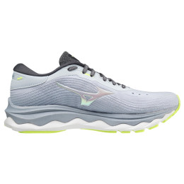 Dámske bežecké topánky Mizuno Wave Sky 5 svetlomodrá Heather/White/Neo Lime