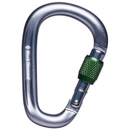 Karabína Black Diamond Pearlock Screwgate sivá gray