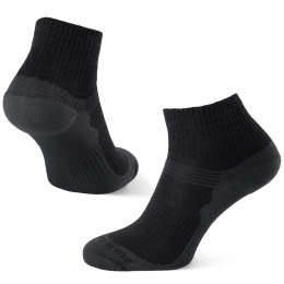 Ponožky Zulu Merino Lite čierna/sivá black/grey