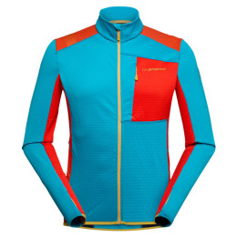 Pánska bunda La Sportiva True North Jkt M 2024 modrá/červená Tropic Blue/Cherry Tomato