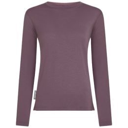 Dámske funkčné tričko Icebreaker W Mer 150 Ace LS Tee fialová/sivá Grey Plum