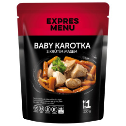 Hotové jedlo Expres menu Morčacie mäso s baby karotkou 300