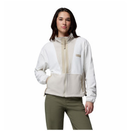 Dámska mikina Columbia Backbowl™ II Full Zip Fleece béžová Sea Salt, Dark