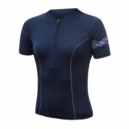 Dámsky cyklistický dres Sensor Coolmax Entry modrá Deep Blue