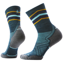 Dámske ponožky Smartwool W Run Targeted Cushion Mid Crew modrá/sivá TWILIGHT BLUE
