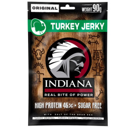 Sušené mäso Indiana Jerky Turkey Original 90g