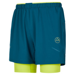 Pánske kraťasy La Sportiva Trail Bite Short M modrá Storm Blue/Lime Punch