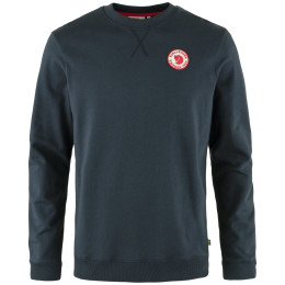 Pánska mikina Fjällräven 1960 Logo Badge Sweater tmavomodrá Dark Navy