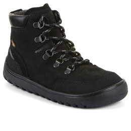 Detské celoročné barefoot topánky Froddo Barefoot Up Trail Tex Black čierna black