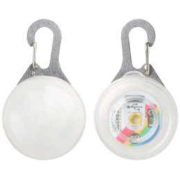 Svetlo pre psa Nite Ize Spotlit Rechargeable Collar Light - Disc-O Tech biela Disc-O Tech