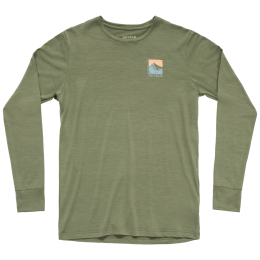 Pánske funkčné tričko Devold Classic Summit Ls Man khaki Lichen