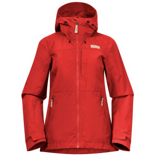 Dámska bunda Bergans Nordmarka Leaf Light Wind Jacket Women červená Dark Brick