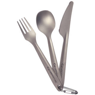 Príbor LifeVenture Superlight Titanium Cutlery Set