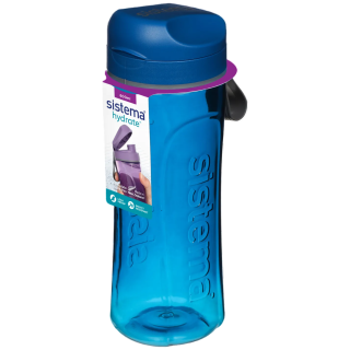 Fľaša Sistema Hydrate Swift Flip Top 600 ml modrá