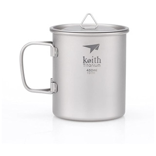 Hrnček Keith Titanium Single-Wall Titanium Mug 450 ml