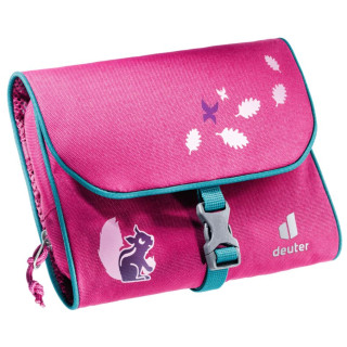 Toaletná taška Deuter Wash Bag Kids ružová/zelená Magenta