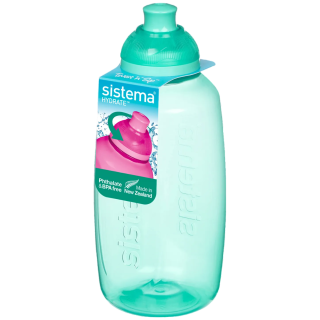 Fľaša Sistema Squeeze Twist ‘n’ Sip 380 ml zelená