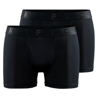 Pánske funkčné boxerky Craft Core Dry 3" 2-pack čierna Black