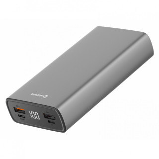 Powerbanka Swissten Aluminum 20000 mAh strieborná